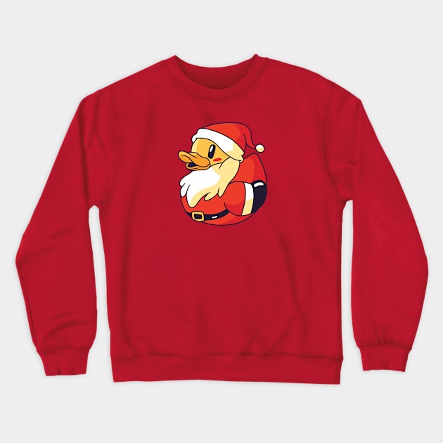 Santa Claus Rubber Duck Crewneck Sweatshirt by SLAG_Creative